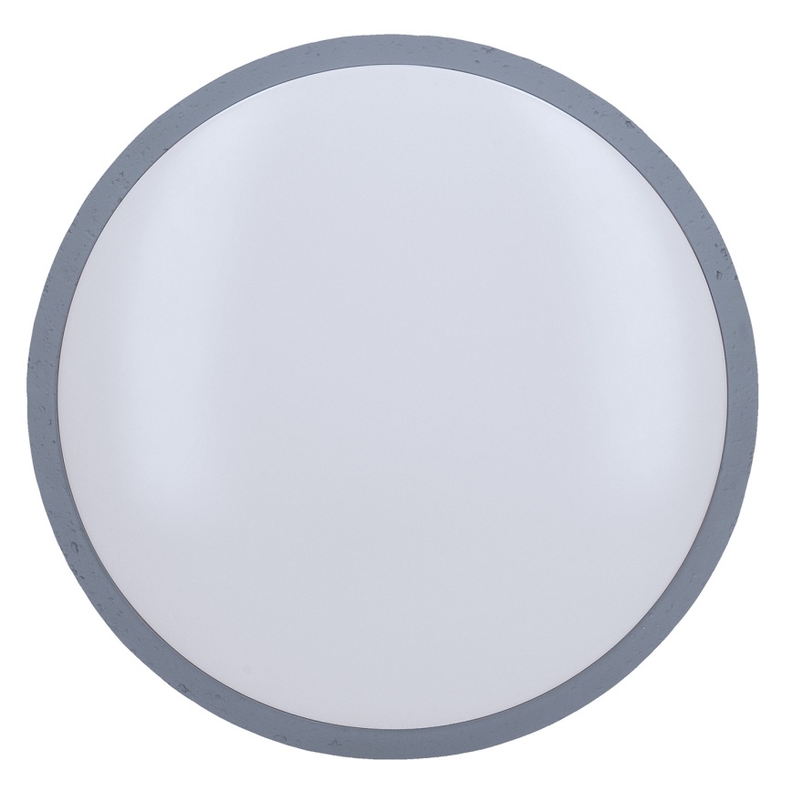 LED Димируем плафон GREY LED/60W/230V 3000-6500K сив Ø 49 см + дистанционно управление