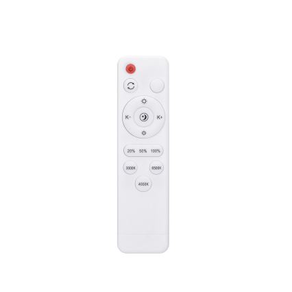 LED Димируем плафон GREY LED/60W/230V 3000-6500K сив Ø 49 см + дистанционно управление