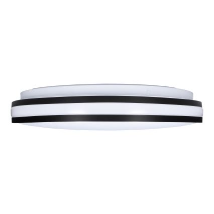 LED Димируем плафон LASKOS LED/48W/230V 3000-6500K черен + дистанционно управление