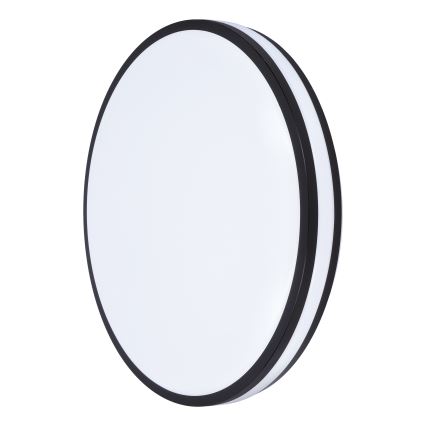 LED Димируем плафон LASKOS LED/48W/230V 3000-6500K черен + дистанционно управление