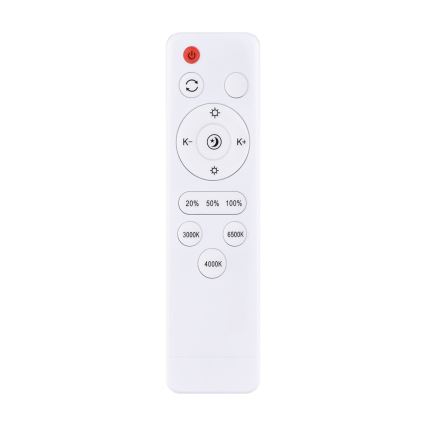 LED Димируем плафон CALA LED/48W/230V 3000-6500K черен/златист + дистанционно управление