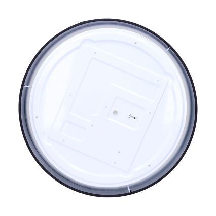 LED Димируем плафон PENLEY LED/48W/230V 3000-6500K Ø 40 см черен + дистанционно управление