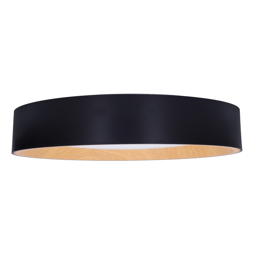 LED Димируем плафон LARIOS LED/48W/230V 3000-6500K Ø 39 см черен + дистанционно управление
