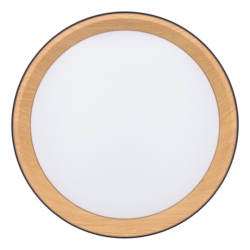 LED Димируем плафон LARIOS LED/48W/230V 3000-6500K Ø 39 см черен + дистанционно управление