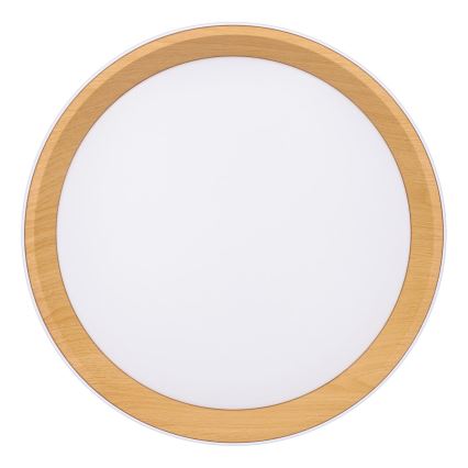LED Димируем плафон LARIOS LED/48W/230V 3000-6500K Ø 39 см бял + дистанционно управление