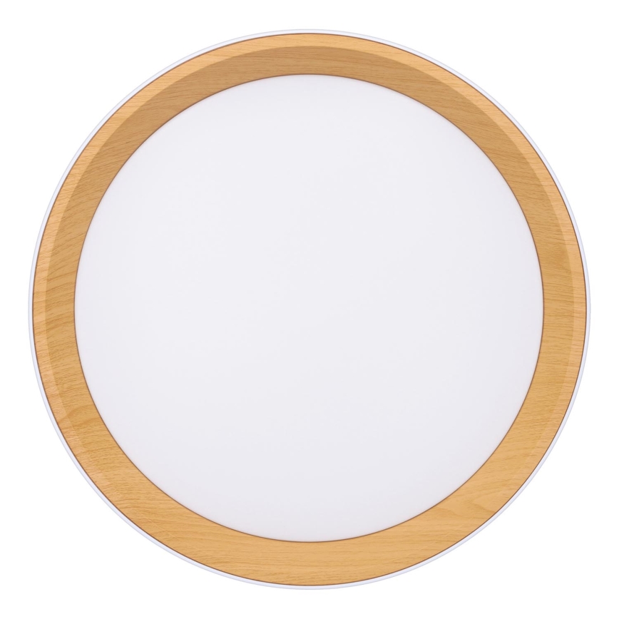 LED Димируем плафон LARIOS LED/48W/230V 3000-6500K Ø 39 см бял + дистанционно управление