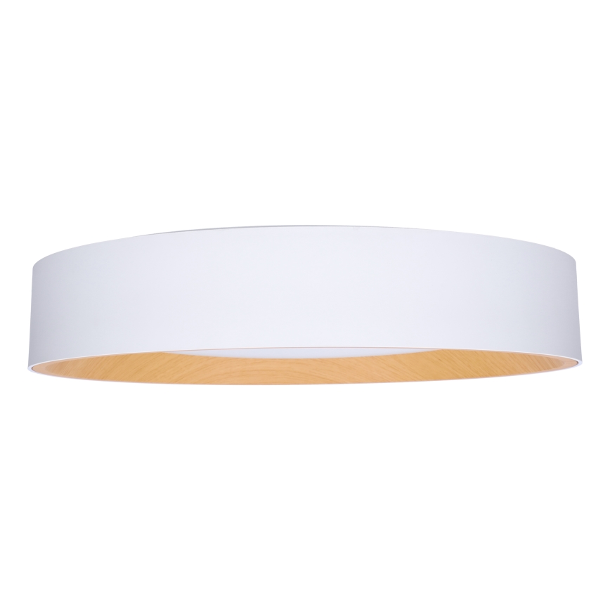 LED Димируем плафон LARIOS LED/48W/230V 3000-6500K Ø 39 см бял + дистанционно управление