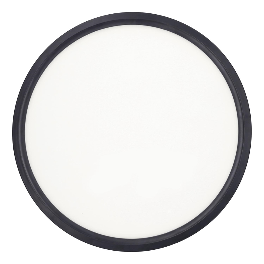 LED Димируем плафон ESTELA LED/36W/230V Ø 30 см черен + дистанционно управление