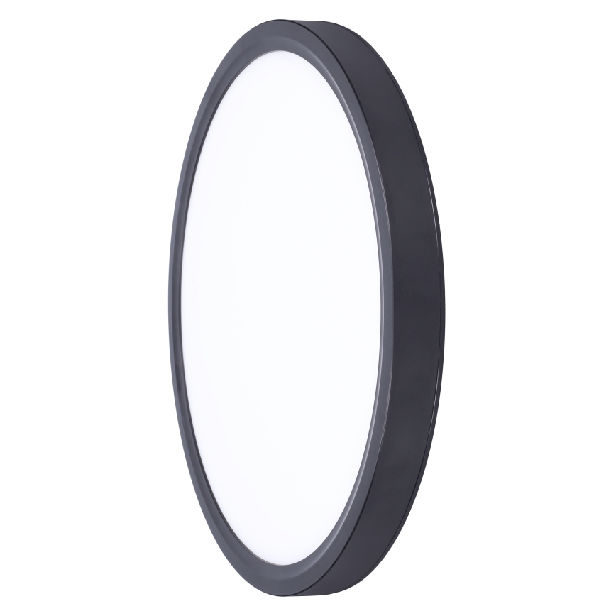 LED Димируем плафон ESTELA LED/36W/230V Ø 30 см черен + дистанционно управление