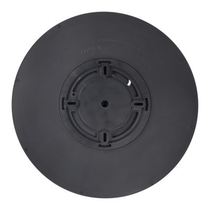 LED Димируем плафон ESTELA LED/36W/230V Ø 30 см черен + дистанционно управление