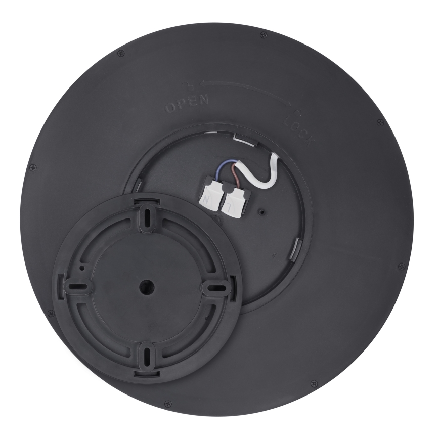 LED Регулируемо таванно осветително тяло ESTELA LED/36W/230V Ø30 см черно + дистанционно управление