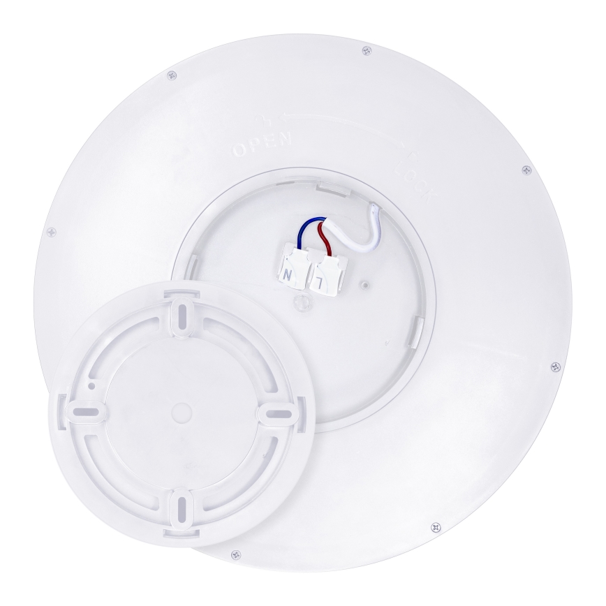LED Димируем плафон ESTELA LED/36W/230V Ø 30 см бял + дистанционно управление