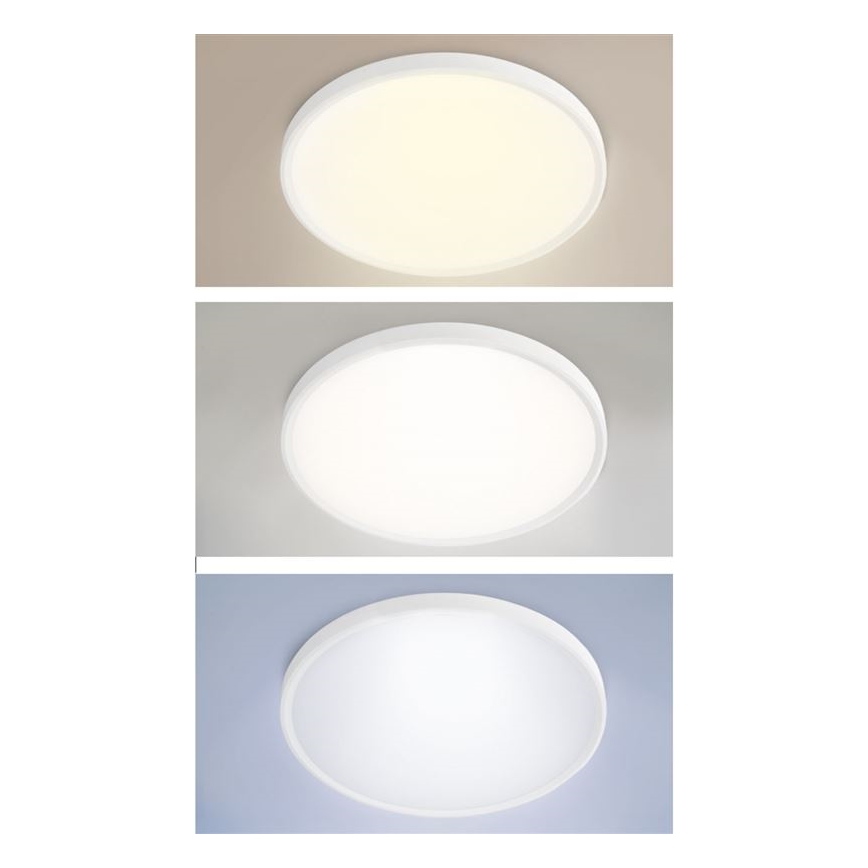 LED таванно осветително тяло с възможност за димиране (плафон/висящо) LED/50W/230V 3000-6500K + дистанционно управление