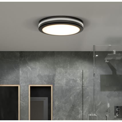 LED Димируем екстериорен таван лампа LED/36W/40W/44W/230V 3000/4000/6500K IP65 черен