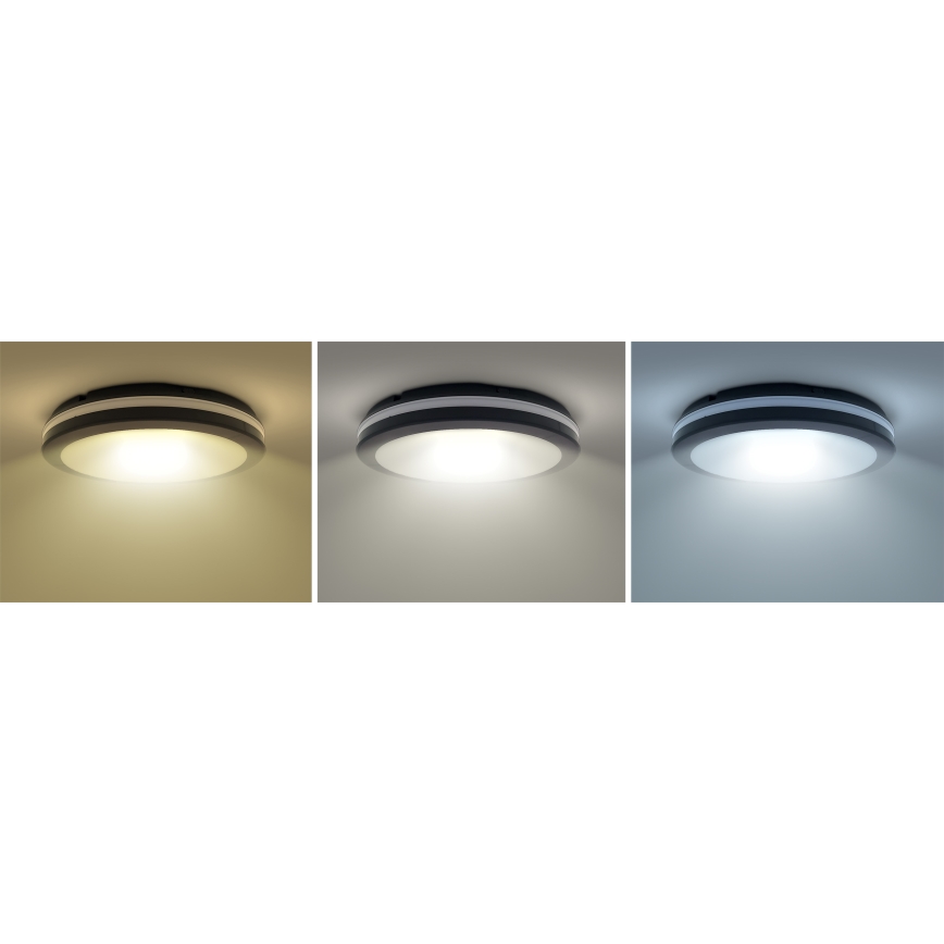 LED Димируем екстериорен таван лампа LED/36W/40W/44W/230V 3000/4000/6500K IP65 черен