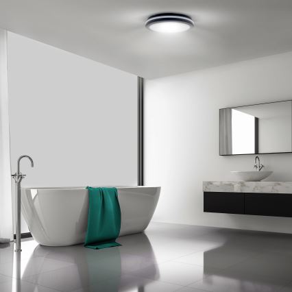 LED Димируем екстериорен таван лампа LED/36W/40W/44W/230V 3000/4000/6500K IP65 черен