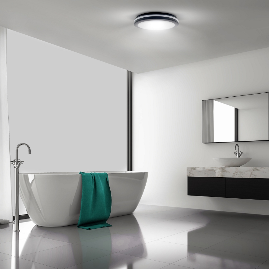 LED Димируем екстериорен таван лампа LED/36W/40W/44W/230V 3000/4000/6500K IP65 черен