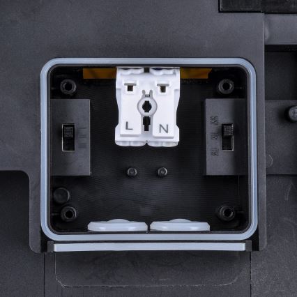 LED Димируем екстериорен таван лампа LED/36W/40W/44W/230V 3000/4000/6500K IP65 черен