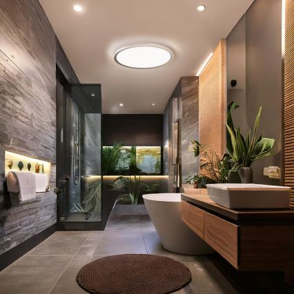 LED таванно осветително тяло за баня ACATE LED/18W/230V 3000/4000/6000K Ø 22 см IP54