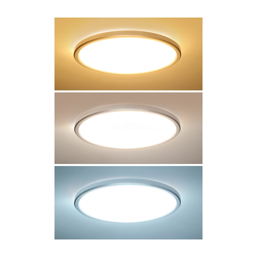 LED таванно осветително тяло за баня ACATE LED/18W/230V 3000/4000/6000K Ø 22 см IP54