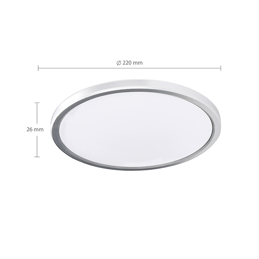 LED таванно осветително тяло за баня ACATE LED/18W/230V 3000/4000/6000K Ø 22 см IP54