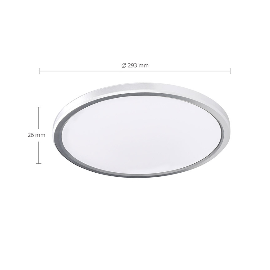 LED плафон за баня ACATE LED/24W/230V 3000/4000/6000K Ø 29,3 см IP54