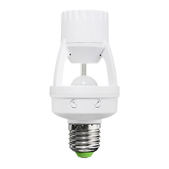 Solight WPIR06 - PIR сензор за крушка E27 бял