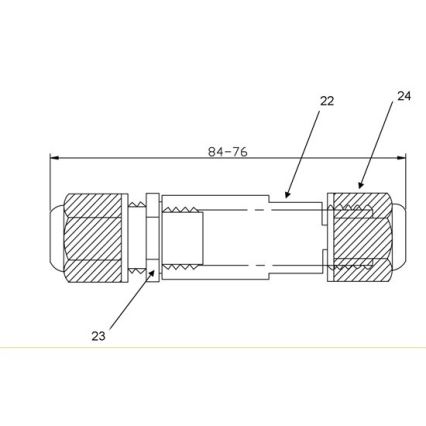 Solight WW002 - Кабелен съединител 450V AC / 10A IP68