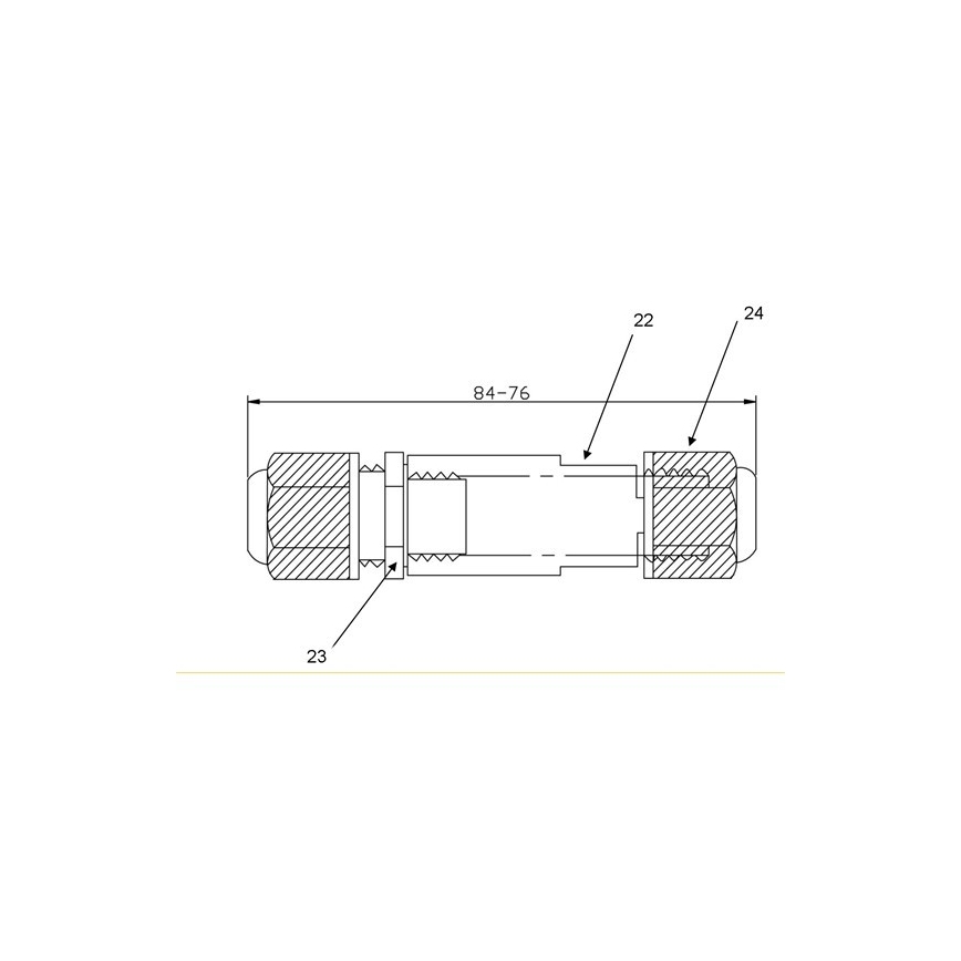 Solight WW002 - Кабелен съединител 450V AC / 10A IP68