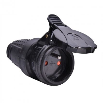 Гумен контакт за влажна среда 230V/16A IP44