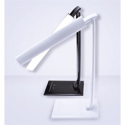 LED Димируема настолна лампа с USB конектор LED/12W/230V бяла