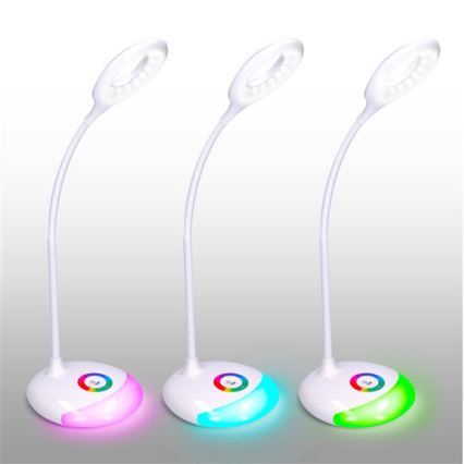 LED RGB Димируема акумулаторна настолна лампа LED/5W/5V 1800 mAh