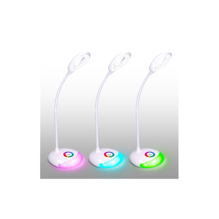 LED RGB Димируема акумулаторна настолна лампа LED/5W/5V 1800 mAh