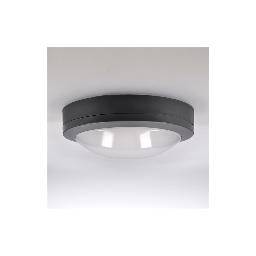 LED Екстериорен плафон LED/13W/230V IP54 антрацит
