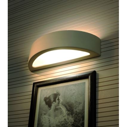 Аплик ATENA 1xE27/60W/230V 40,5 см бял
