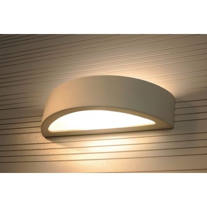 Аплик ATENA 1xE27/60W/230V 40,5 см бял
