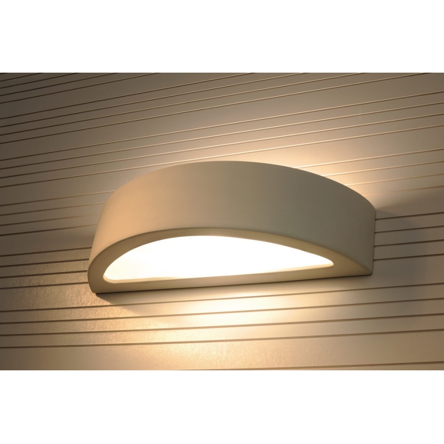 Аплик ATENA 1xE27/60W/230V 40,5 см бял
