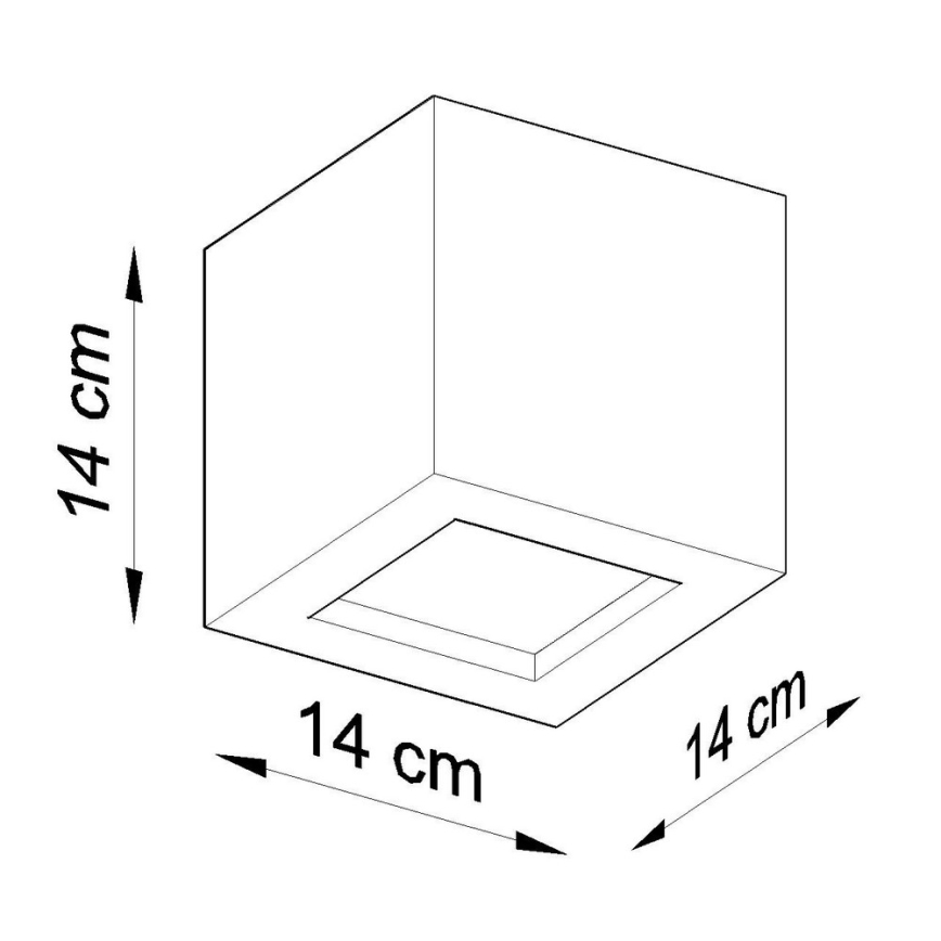 Аплик LEO 1xE27/60W/230V бял
