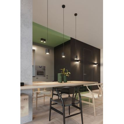 Спот ORBIS 2 2xGU10/40W/230V черен