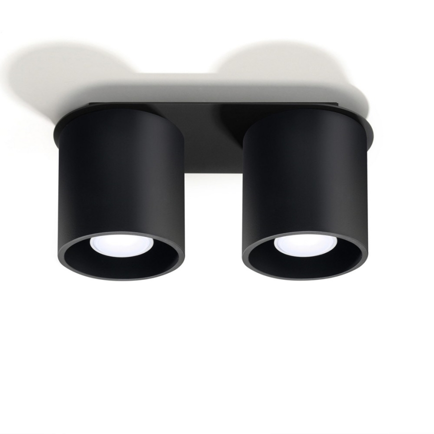 Спот ORBIS 2 2xGU10/40W/230V черен