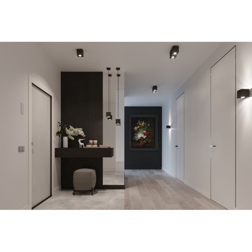 Спот QUAD 2 2xGU10/40W/230V черен