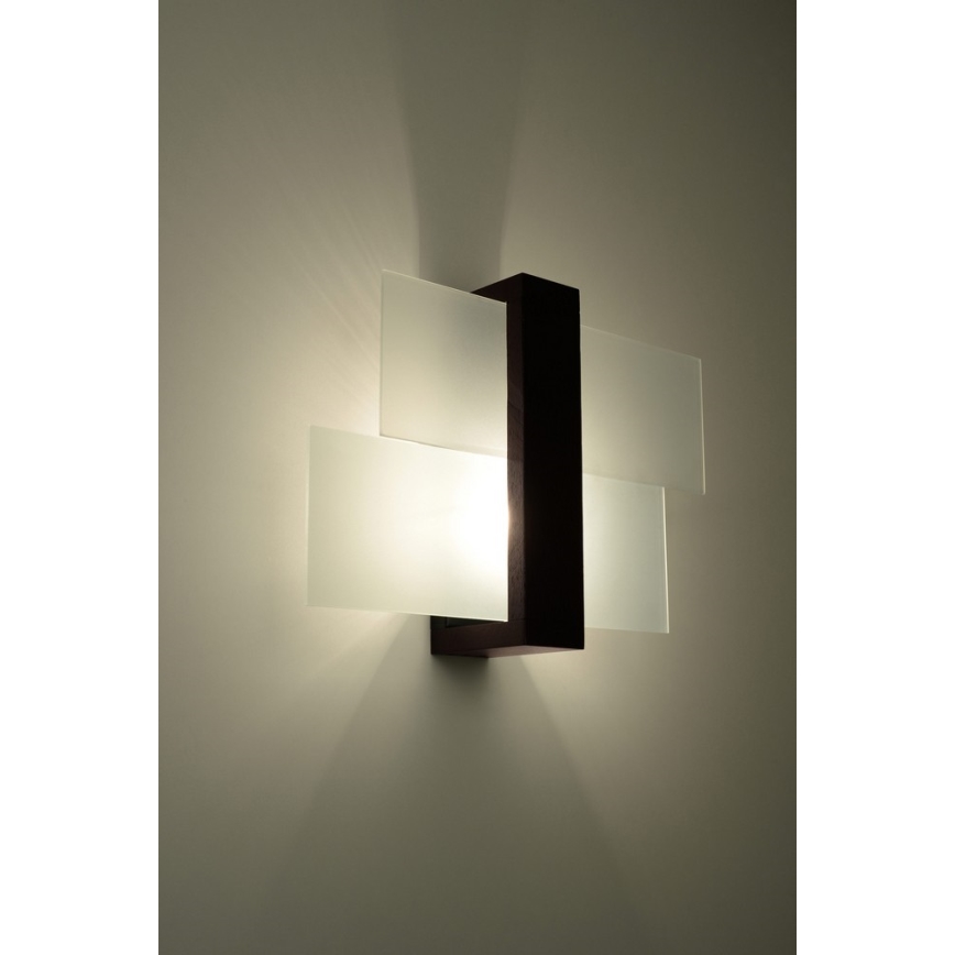 Аплик FENIKS 1 1xE27/60W/230V Бреза/бук/венге