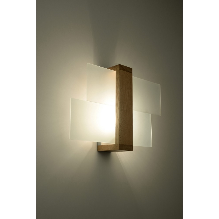 Аплик FENIKS 1 1xE27/60W/230V Бреза/бук