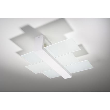 Плафон FENIKS 2 2xE27/60W/230V Бреза/бук/бял