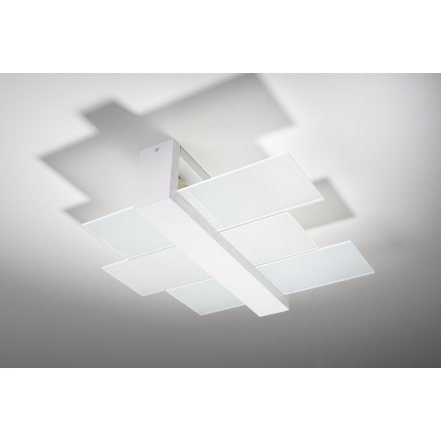 Плафон FENIKS 2 2xE27/60W/230V Бреза/бук/бял