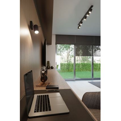 Спот RING 3 3xGU10/10W/230V черен