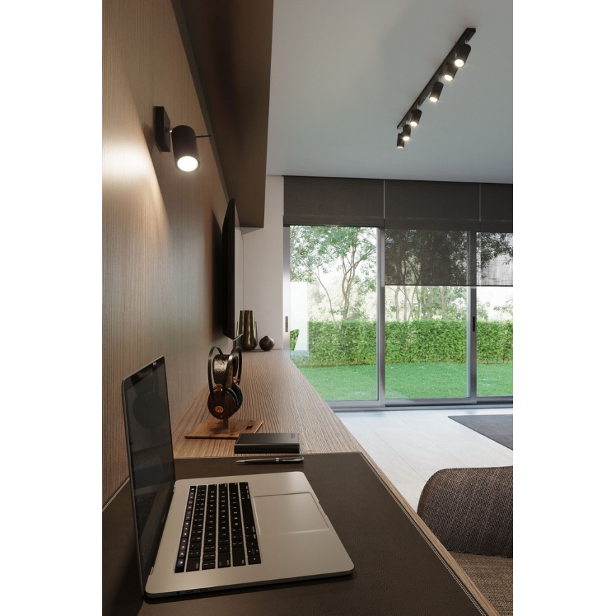 Спот RING 3 3xGU10/10W/230V черен