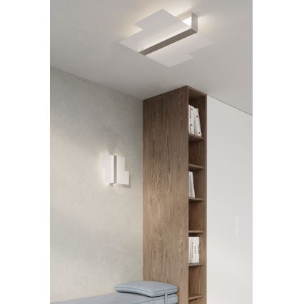 Плафон MASSIMO 2xE27/60W/230V бял/лъскав хром