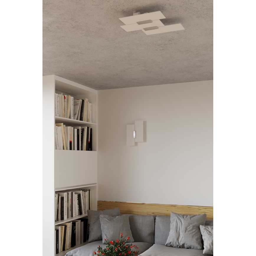 Плафон FABIANO 3xE27/60W/230V бял/лъскав хром
