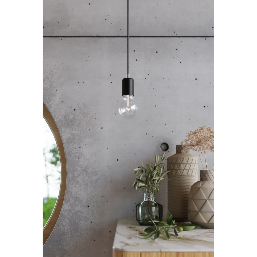 Пендел EDISON 5 5xE27/60W/230V паяк черен